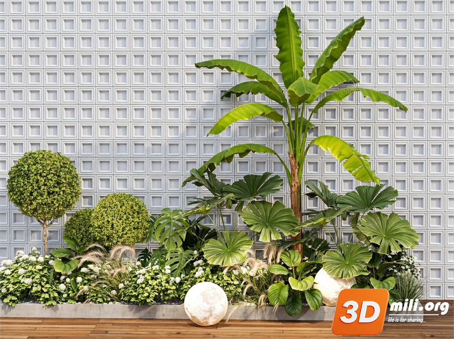 Mini Garden Skp Files 